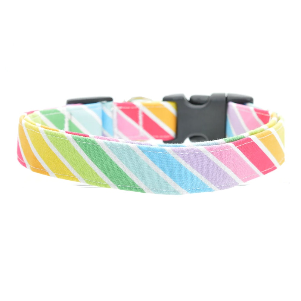 Dog Collar World, Collar, Gifts, Extra Small, Collar, Rainbow Stripes, 631188